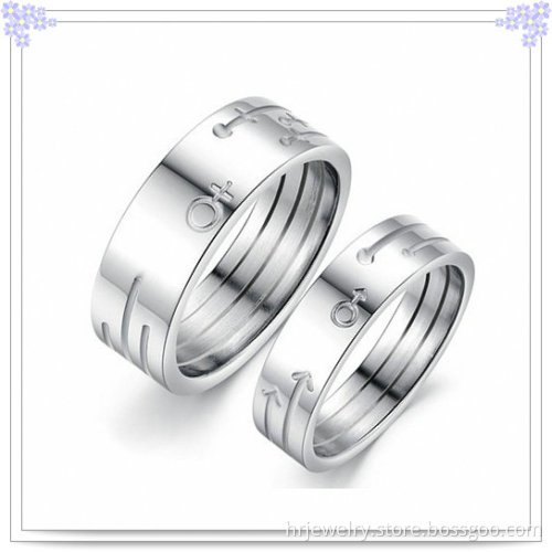 Fashion Jewelry Stainless Steel Ring for Lovers (HR3633)